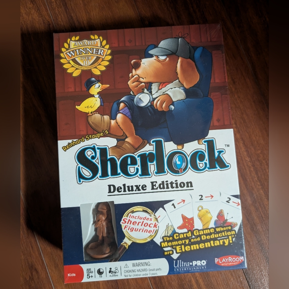 Brand New Sealed Sherlock Deluxe Edition Card Game